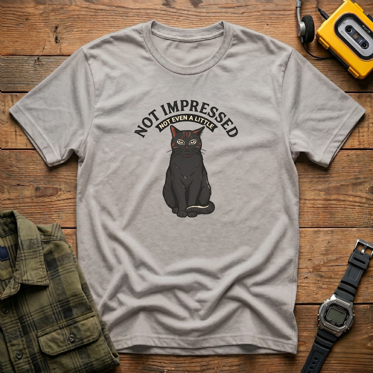 Cat Stare Unimpressed  T-Shirt
