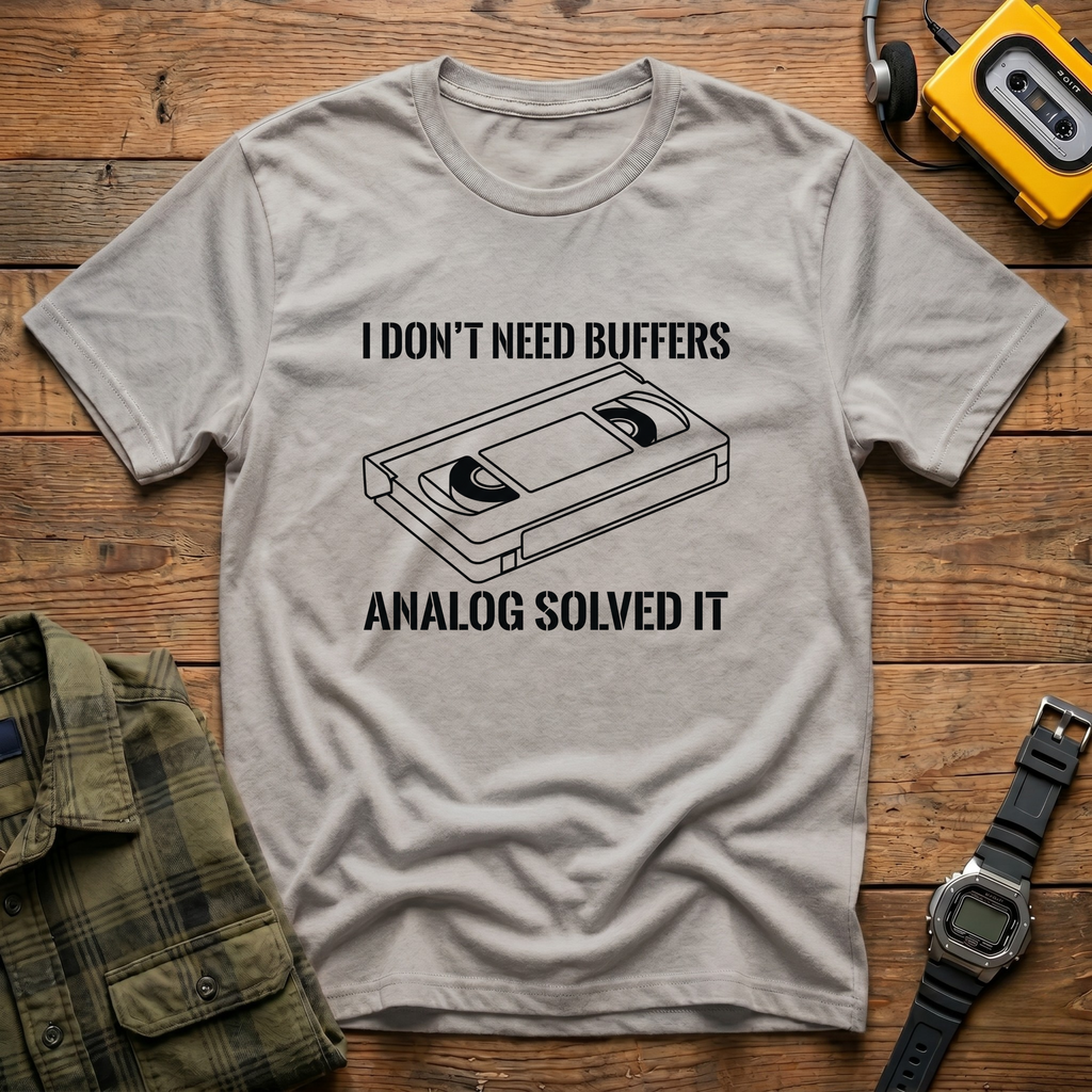 I Don't Need Buffers.  Analog Fixed it T-Shirt