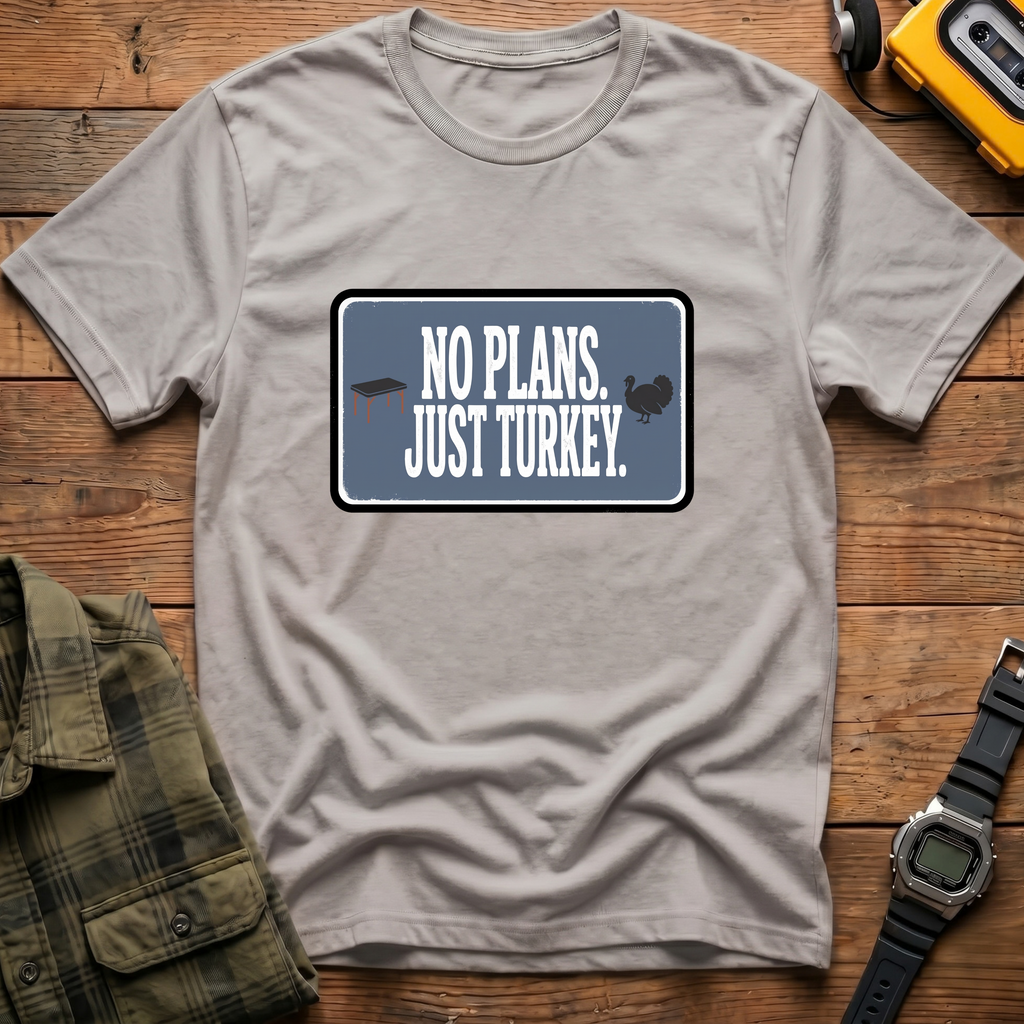 No Plans Block T-Shirt