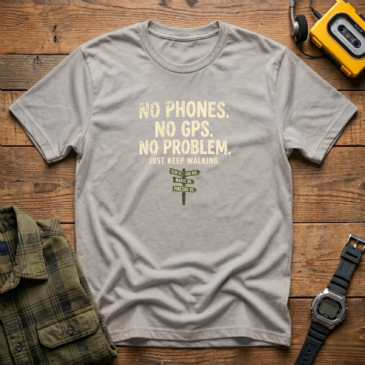 No Phones Sign T-Shirt