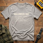 Halloween 87 List T-Shirt
