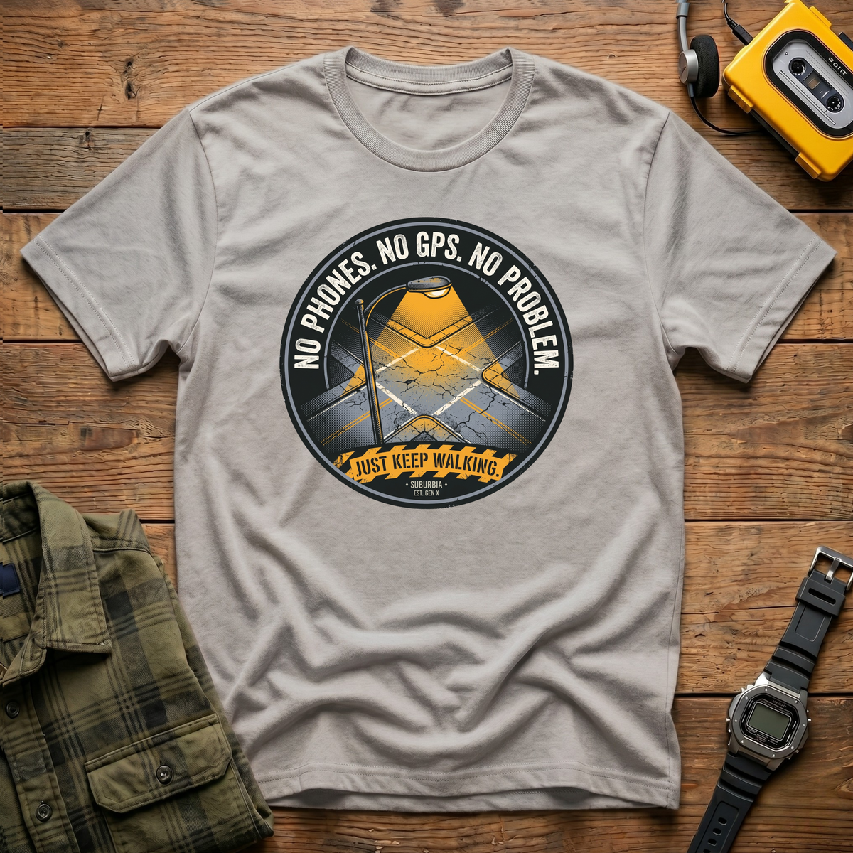 No Phone Circle T-Shirt