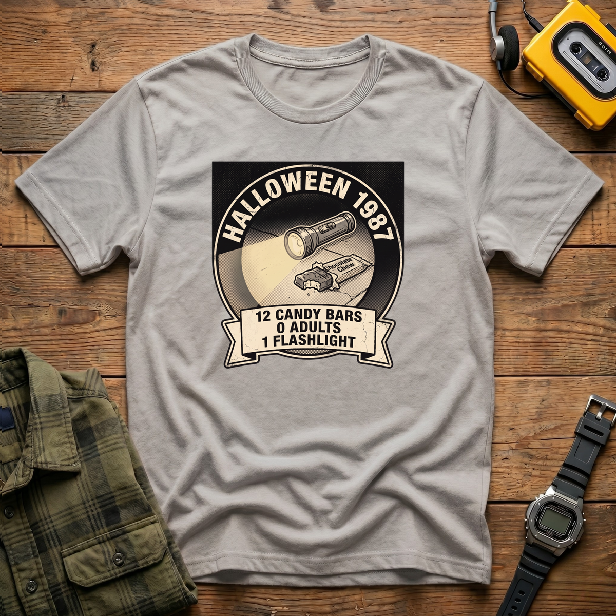 Halloween 87 Flashlight T-Shirt