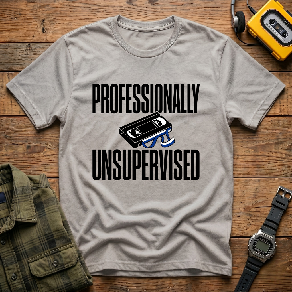 Professionally Unsupervised VHS T-Shirt