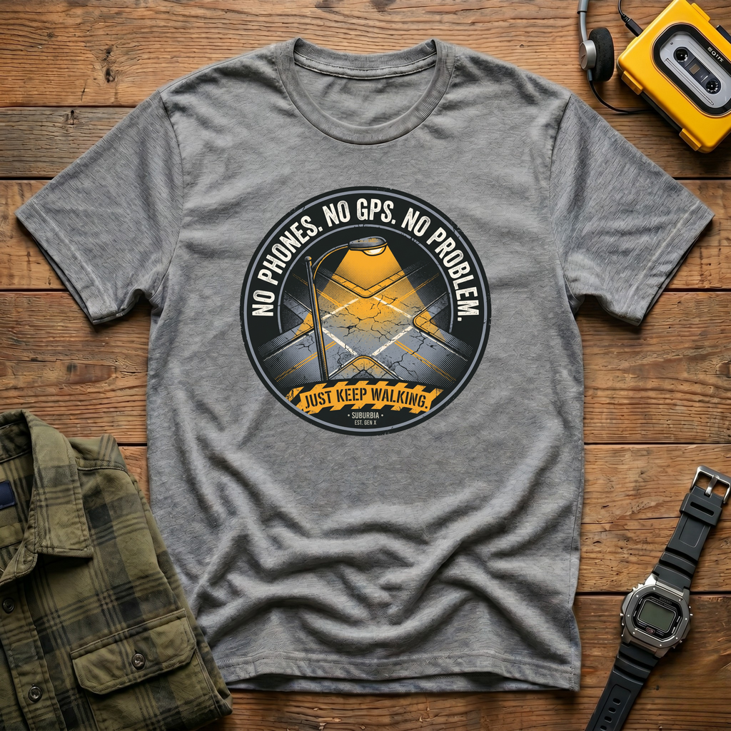 No Phone Circle T-Shirt