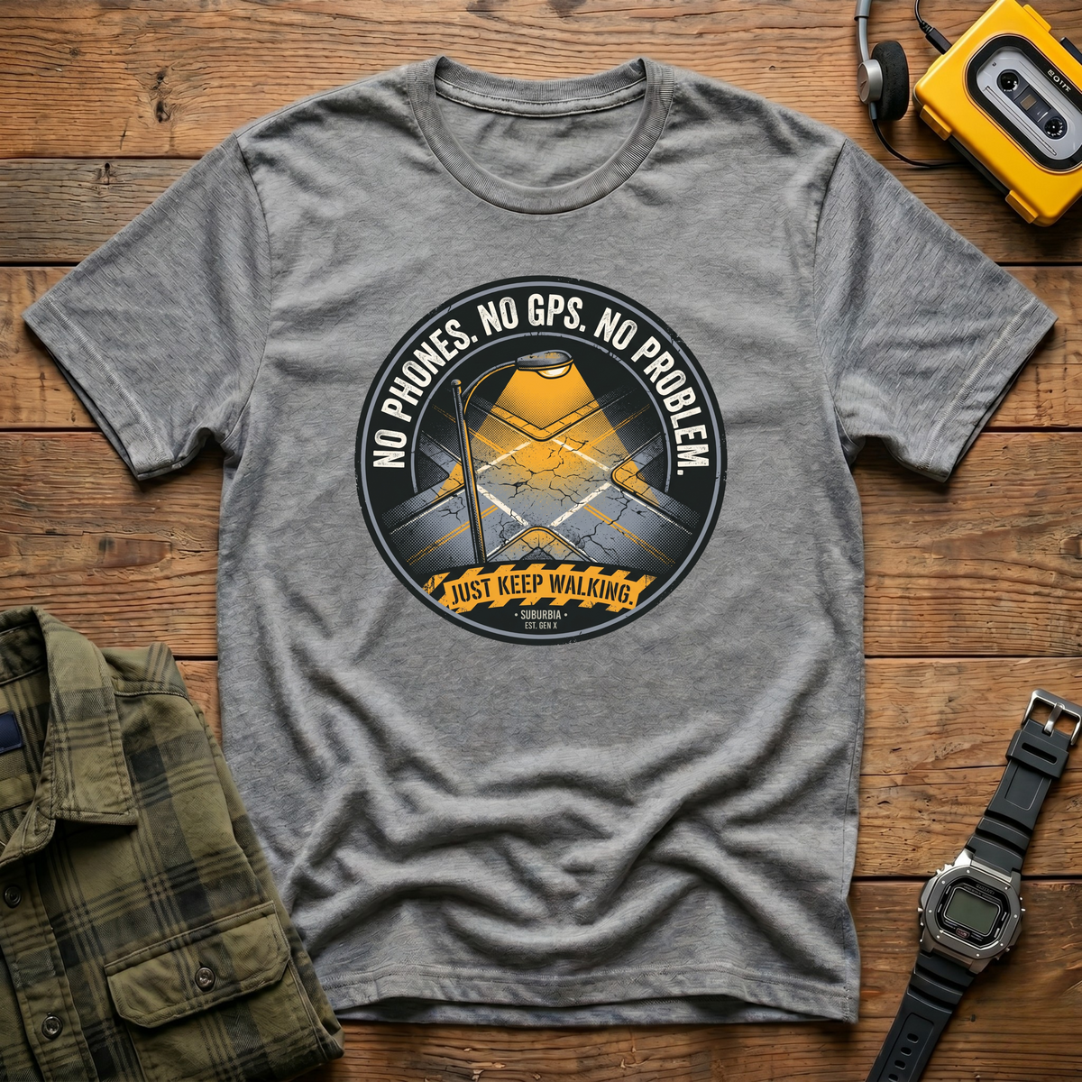 No Phone Circle T-Shirt