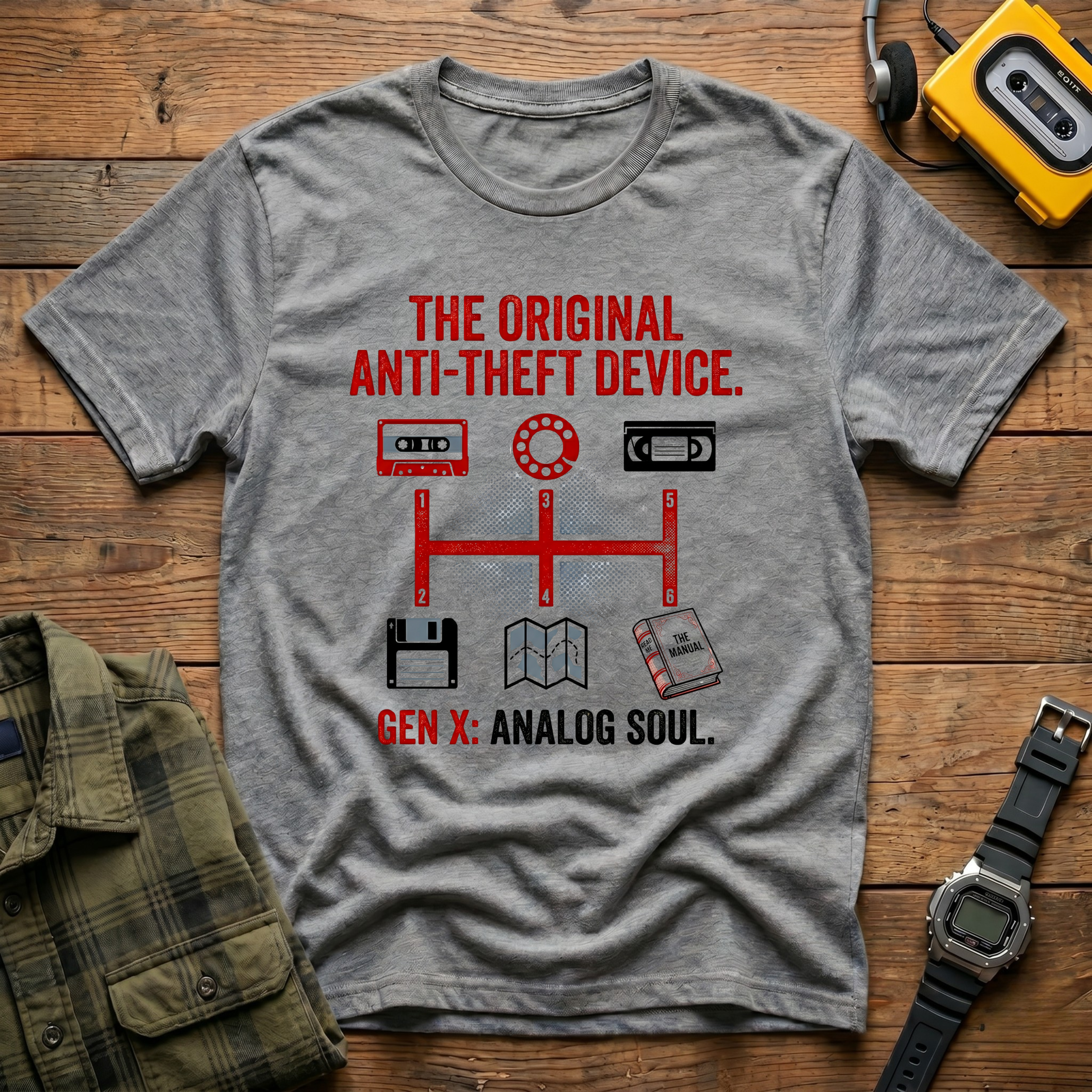 Anti-Theft Items with Standard T-Shirt