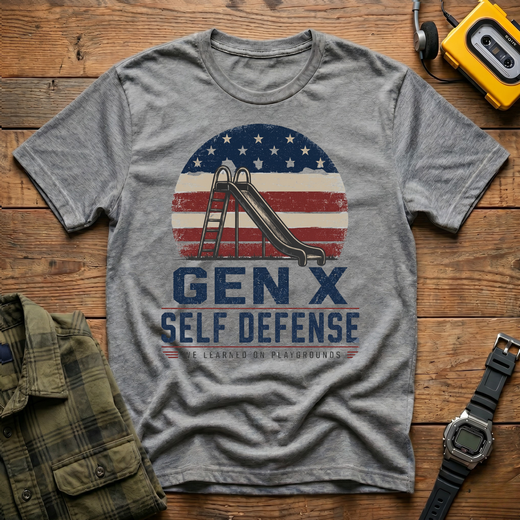 Self Defense Slide  T-Shirt
