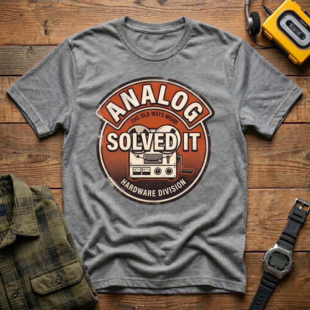 Analog Solved It.  Hardware Division T-Shirt