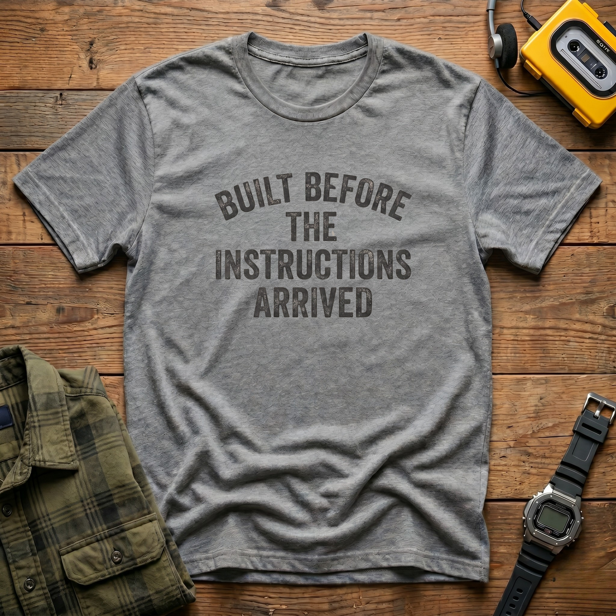 Built Before Instructions T-Shirt
