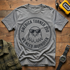 America 250 Ibuprofen Eagle Badge T-Shirt