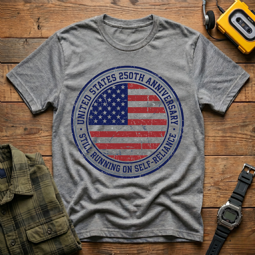 Flag Self Reliance America 250 T-Shirt