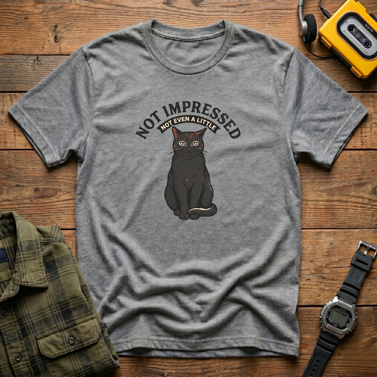Cat Stare Unimpressed  T-Shirt