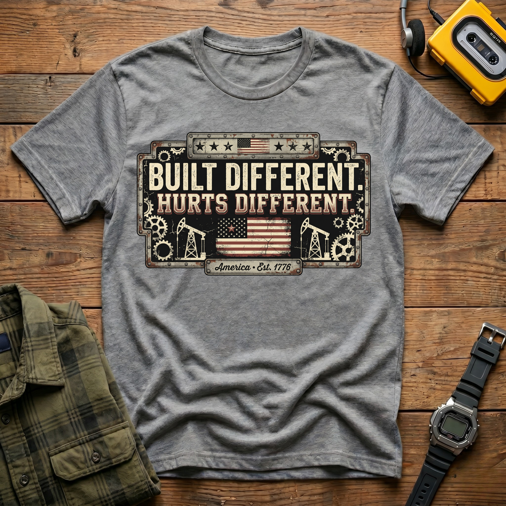 Built Different Hurts Different T-Shirt