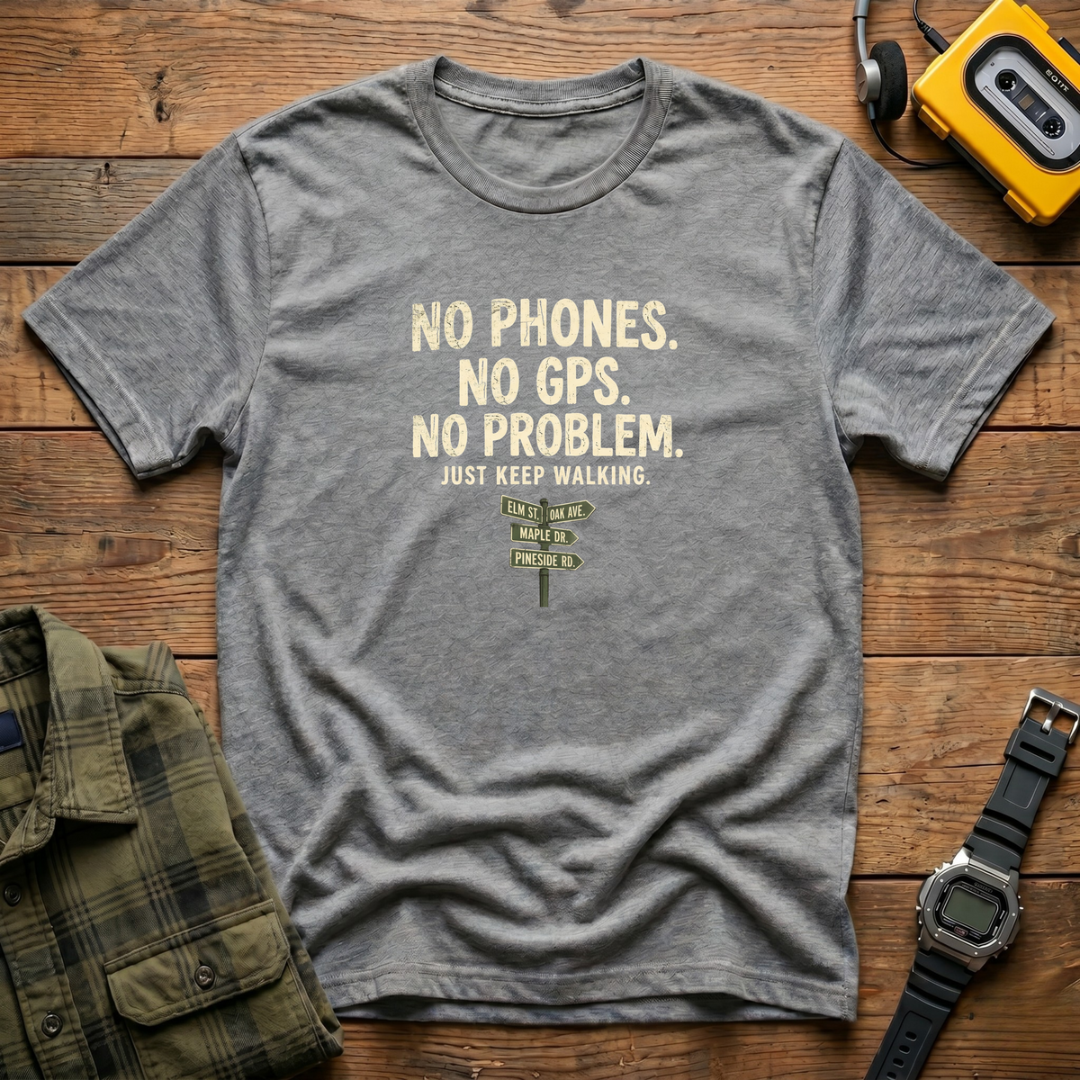 No Phones Sign T-Shirt