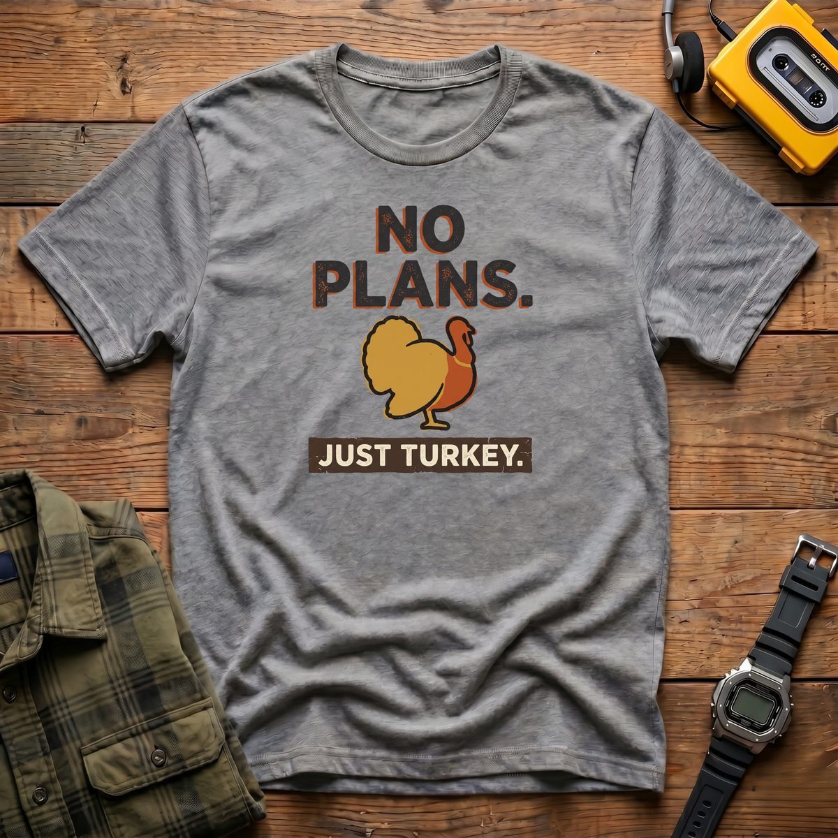 No Plans Turkey T-Shirt