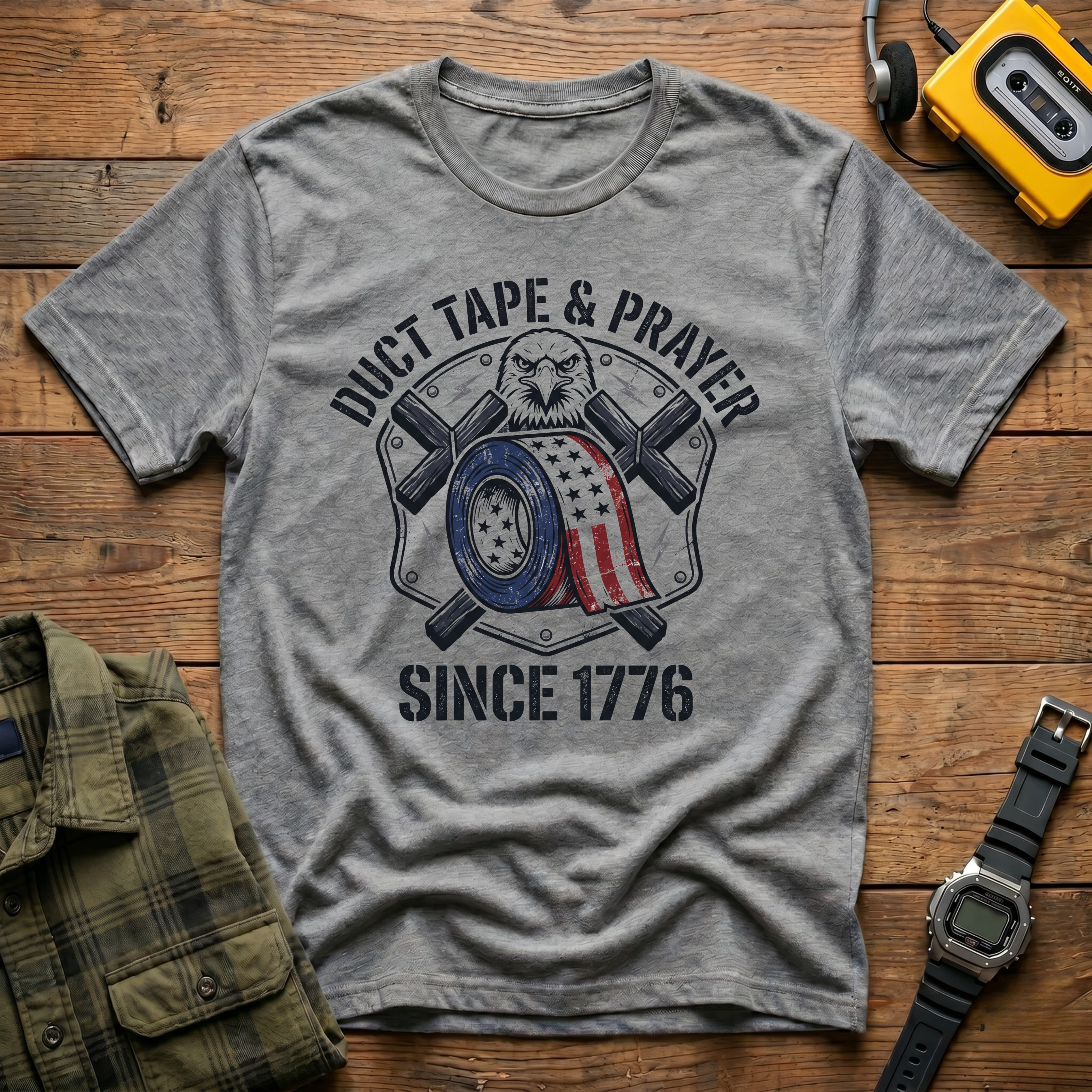 Duct Tape & Prayer Since 1776 T-Shirt