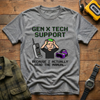 Error 404 I Am the Family Tech Support VR and Mobile T-Shirt