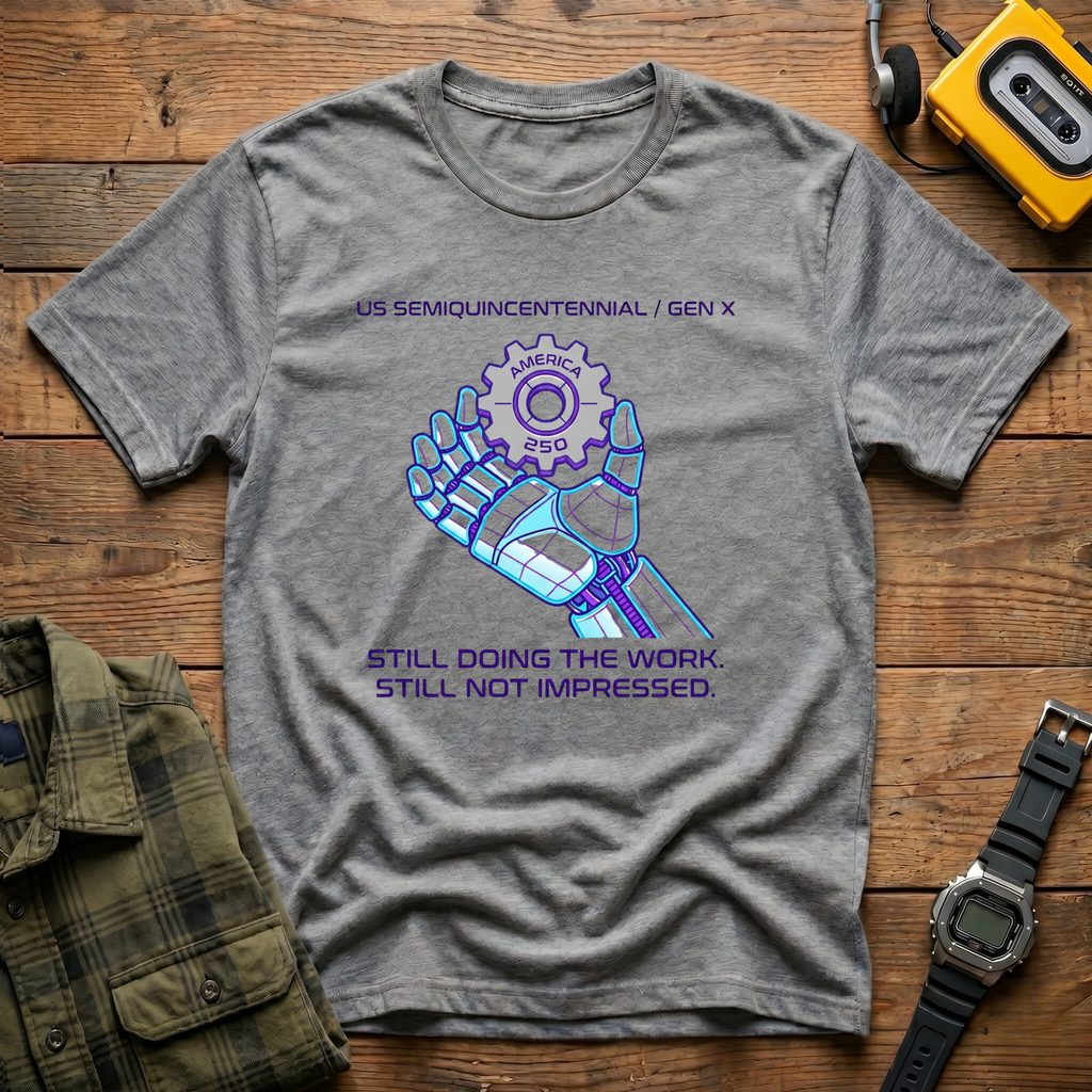 Amercia 250 Unimpressed Robot Hand  T-Shirt