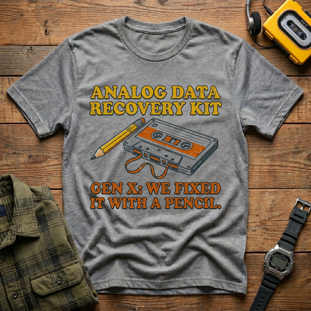 Analog Fixed it with a Pencil Logo T-Shirt