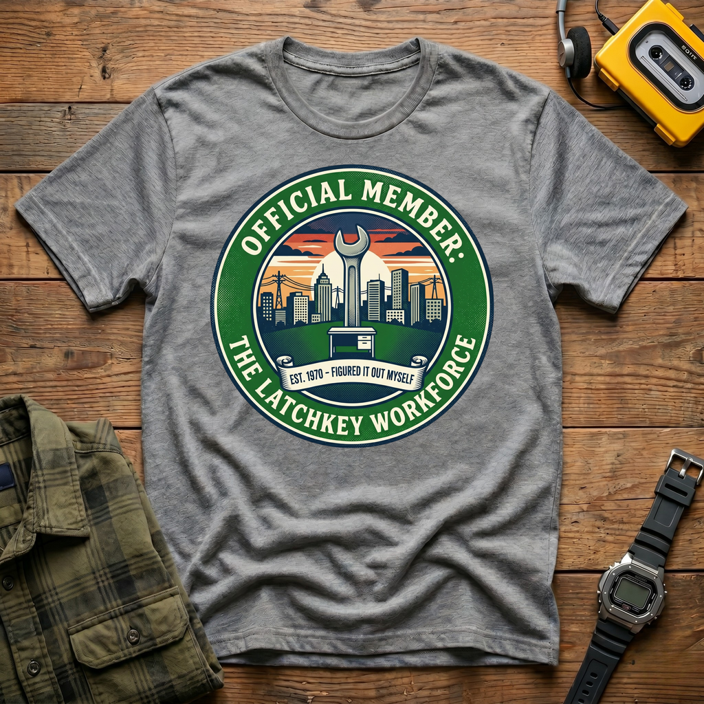 Latchkey Workforce Wrench Logo T-Shirt