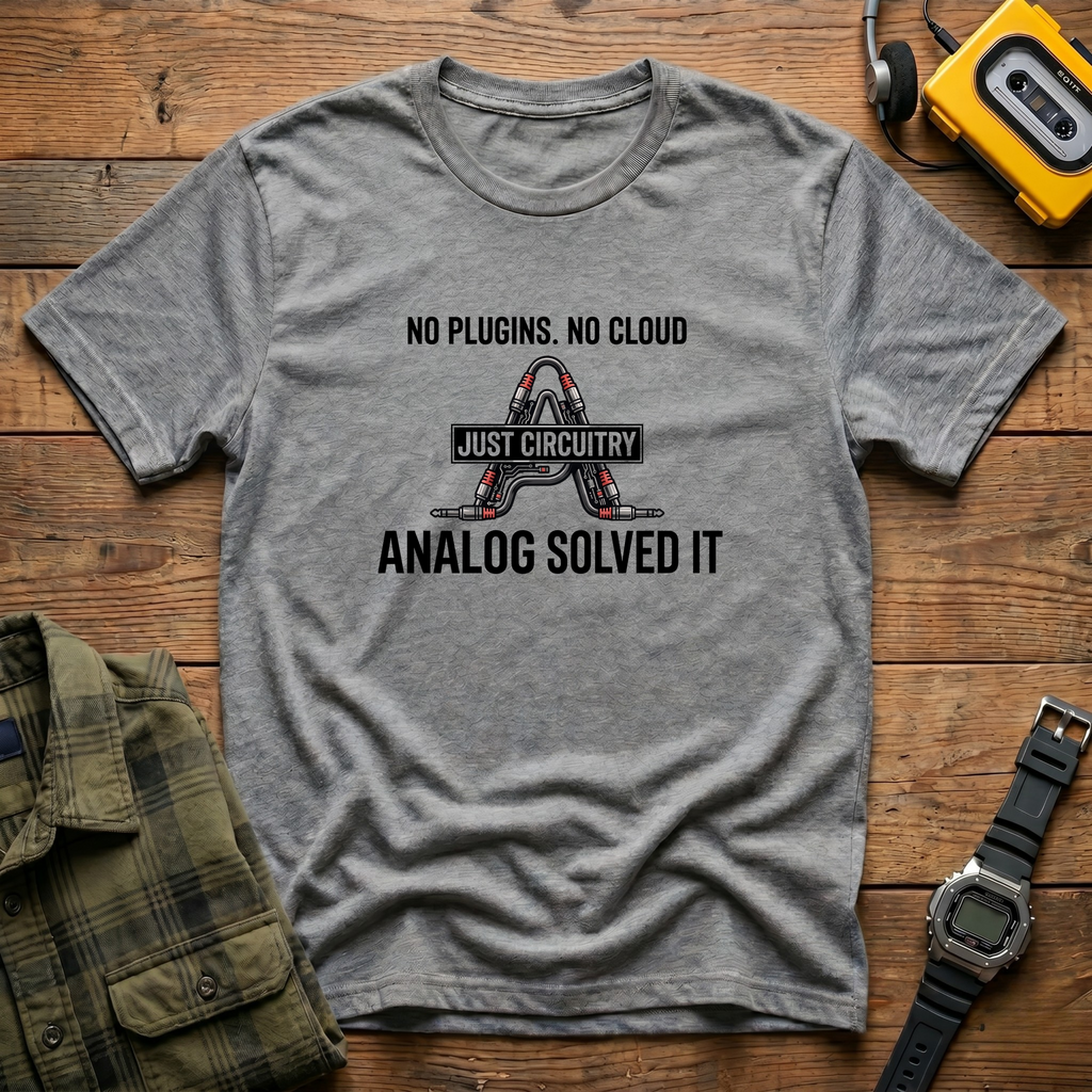 No Plugins No Cloud Just Circuitry T-Shirt