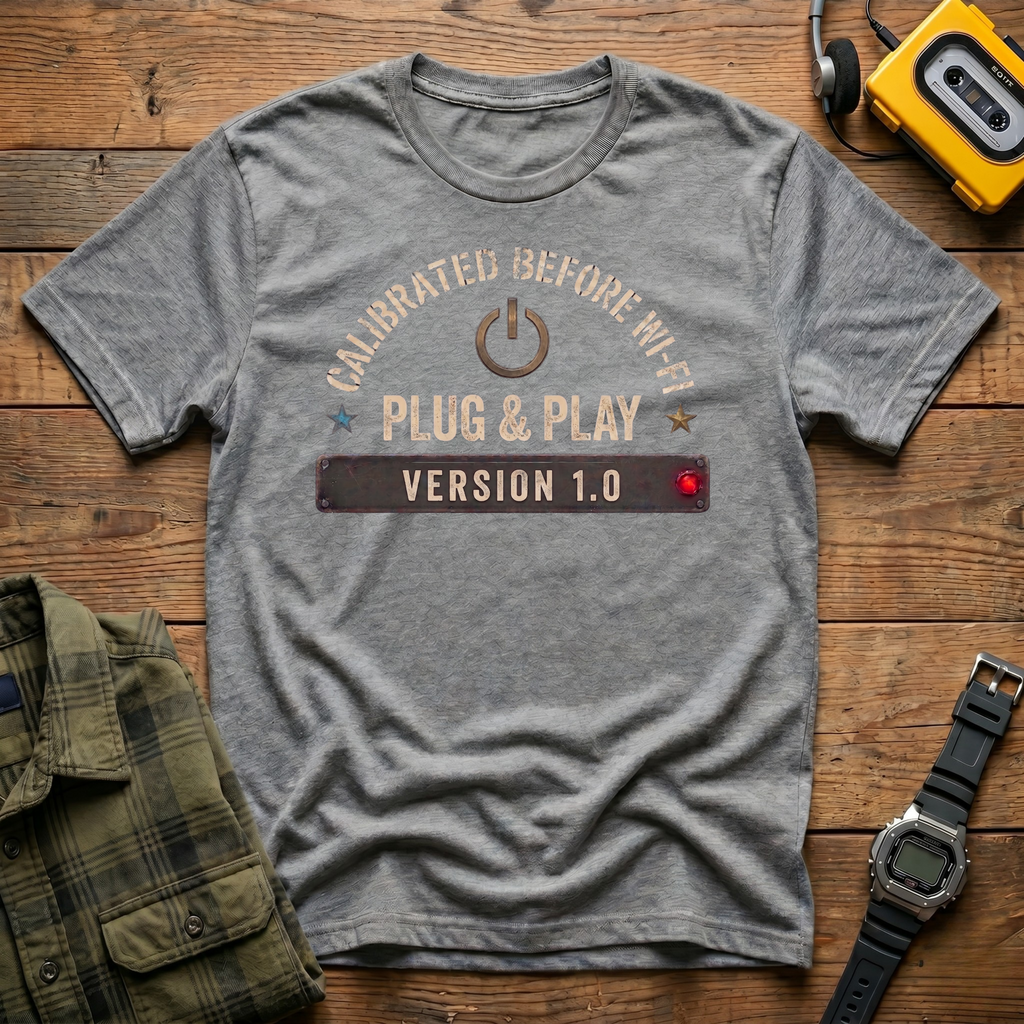 Calibrated Before WIFI Version 1.0 T-Shirt