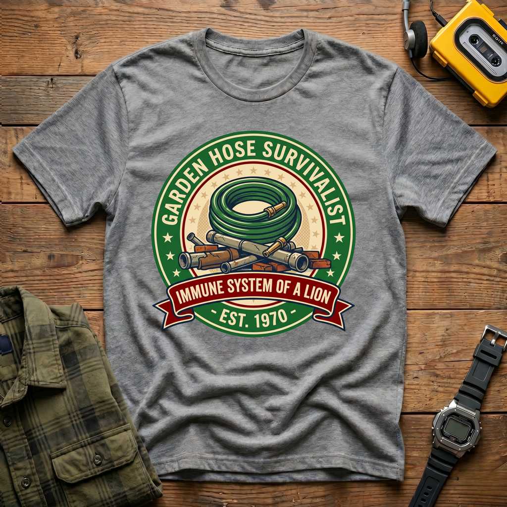 Garden Hose Survivalist Logo T-Shirt