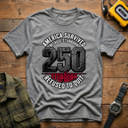 America Survived 250 Block T-Shirt
