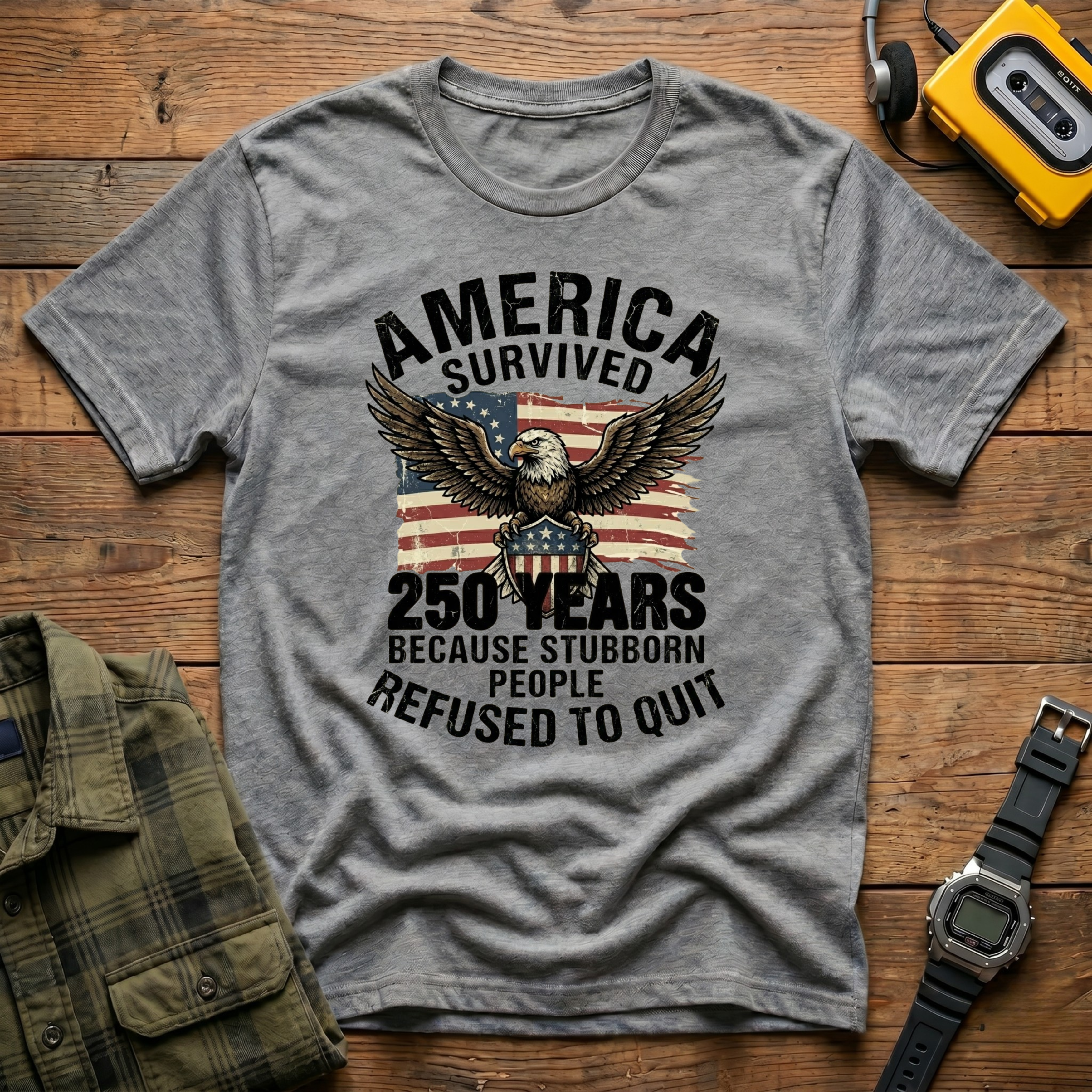 America Survived Eagle T-Shirt