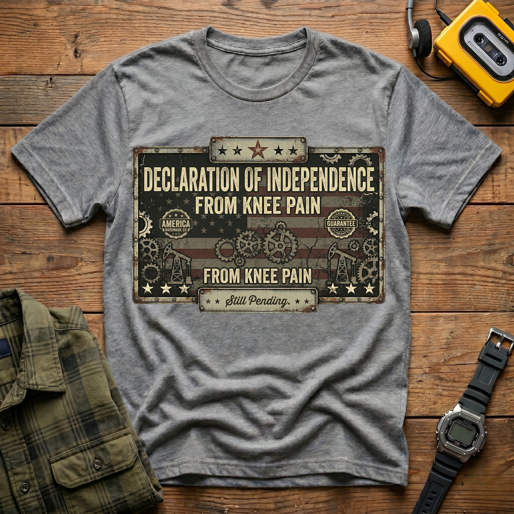 Declaration of Independence From Knee Pain Plague T-Shirt