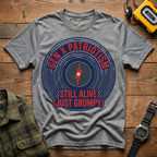 Still Alive Just Grumpy Vinyl  T-Shirt