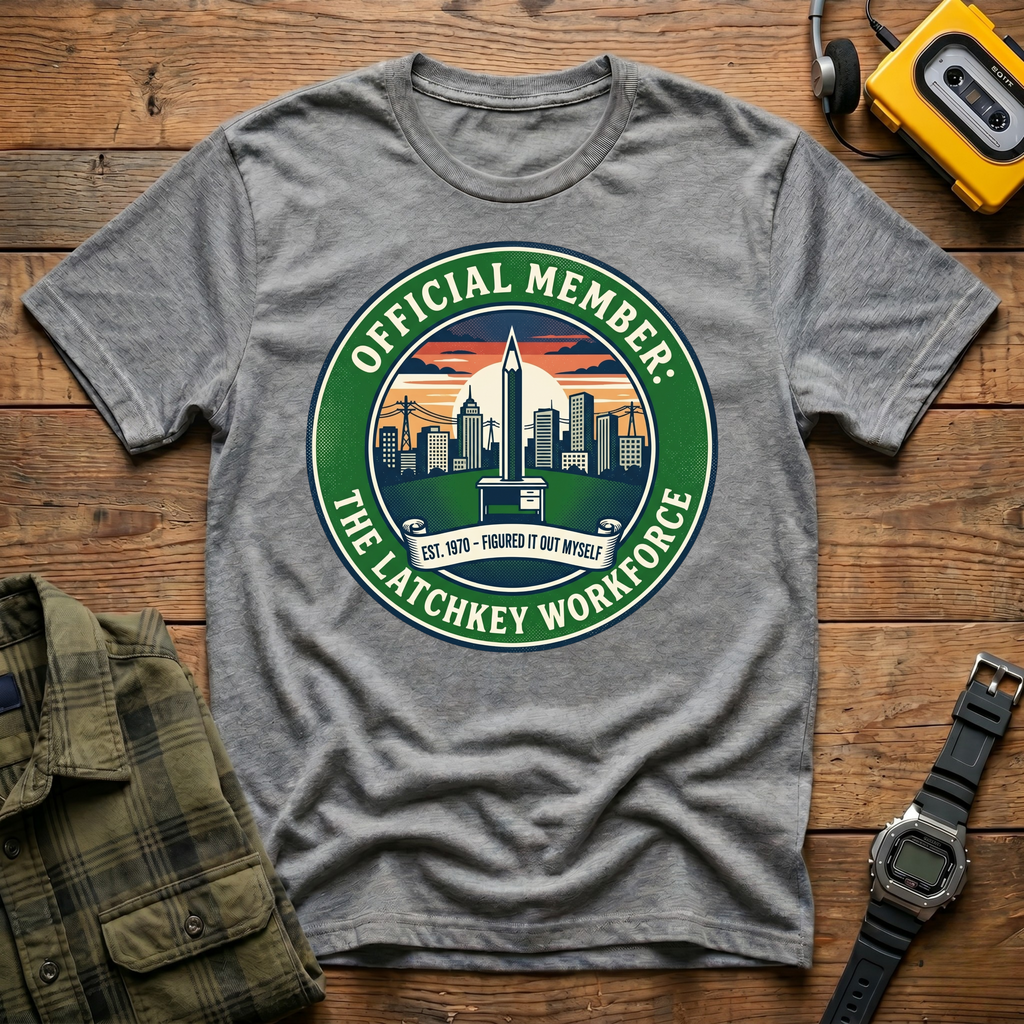 Latchkey Workforce Pencil Logo T-Shirt