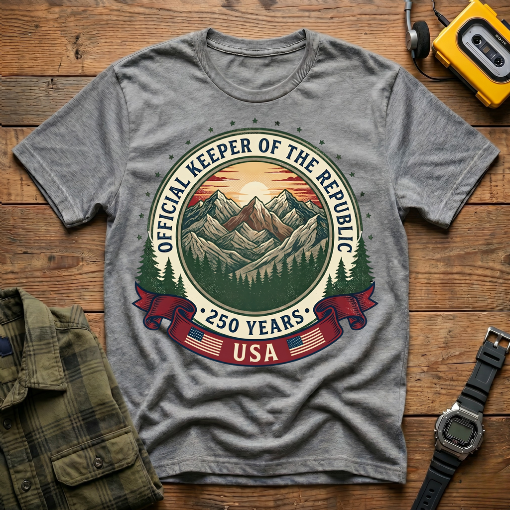 250 Years Keepers of the Republic Logo T-Shirt