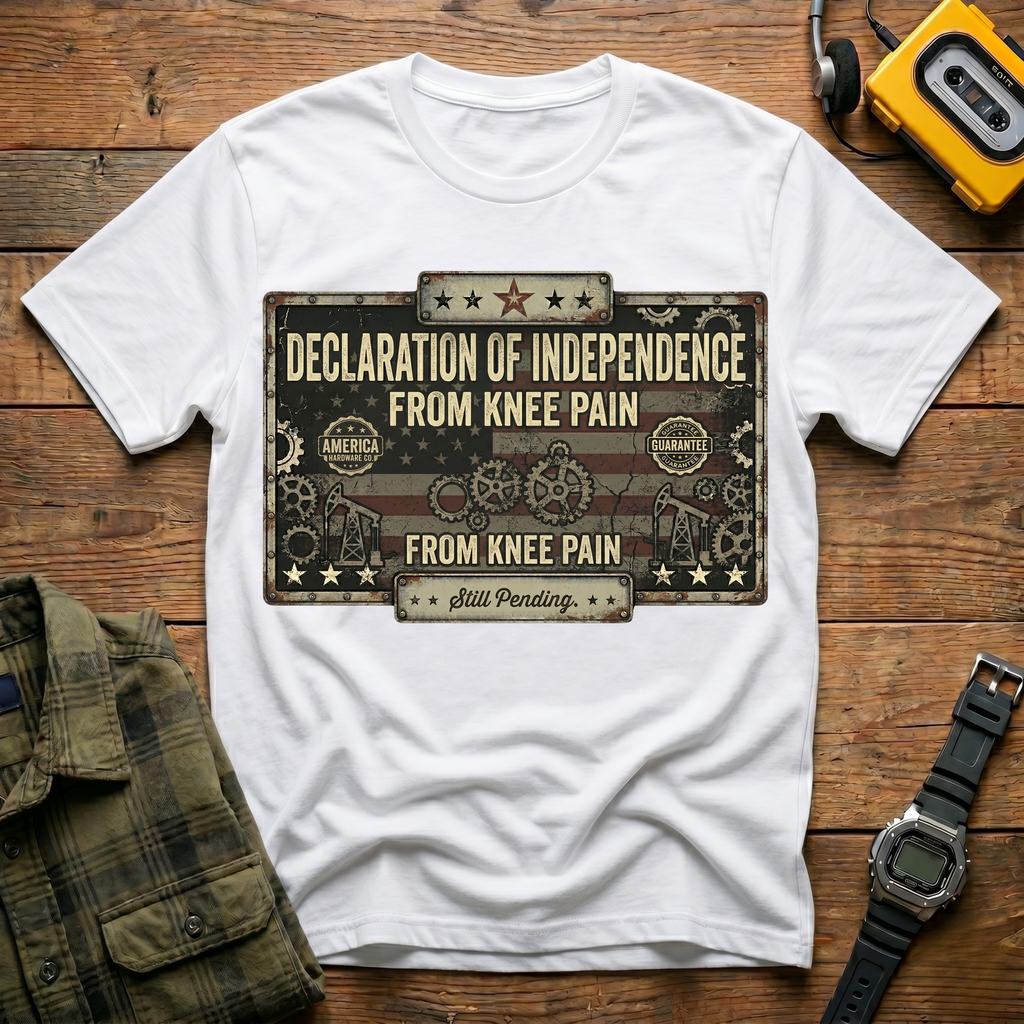 Declaration of Independence From Knee Pain Plague T-Shirt
