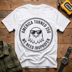 America 250 Ibuprofen Eagle Badge T-Shirt