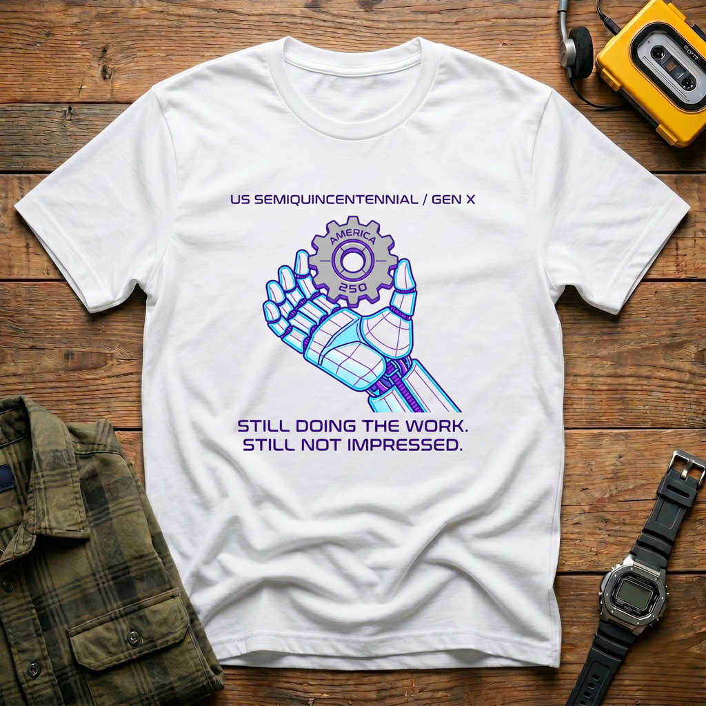 Amercia 250 Unimpressed Robot Hand  T-Shirt