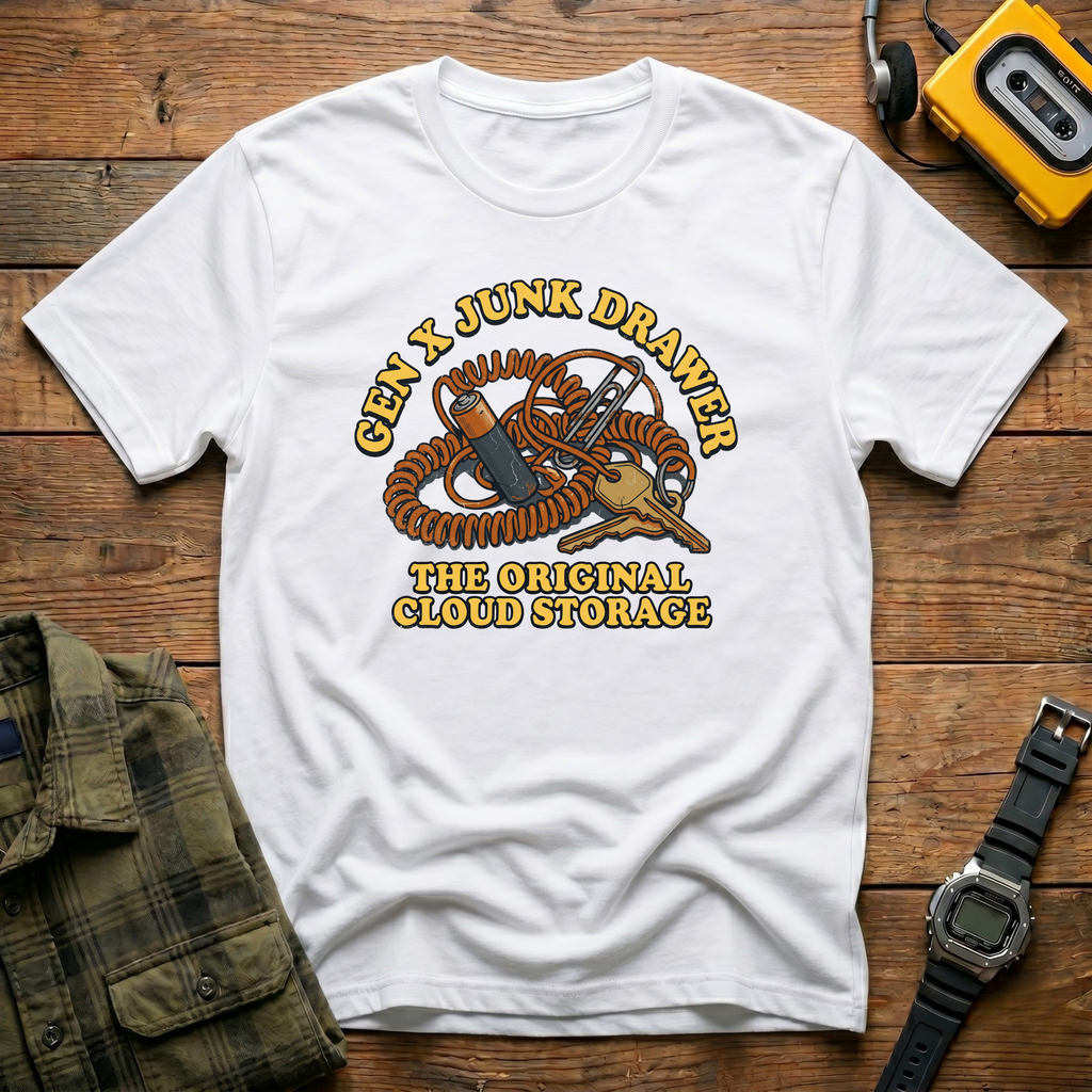 Junk Drawer Original Cloud Storage T-Shirt