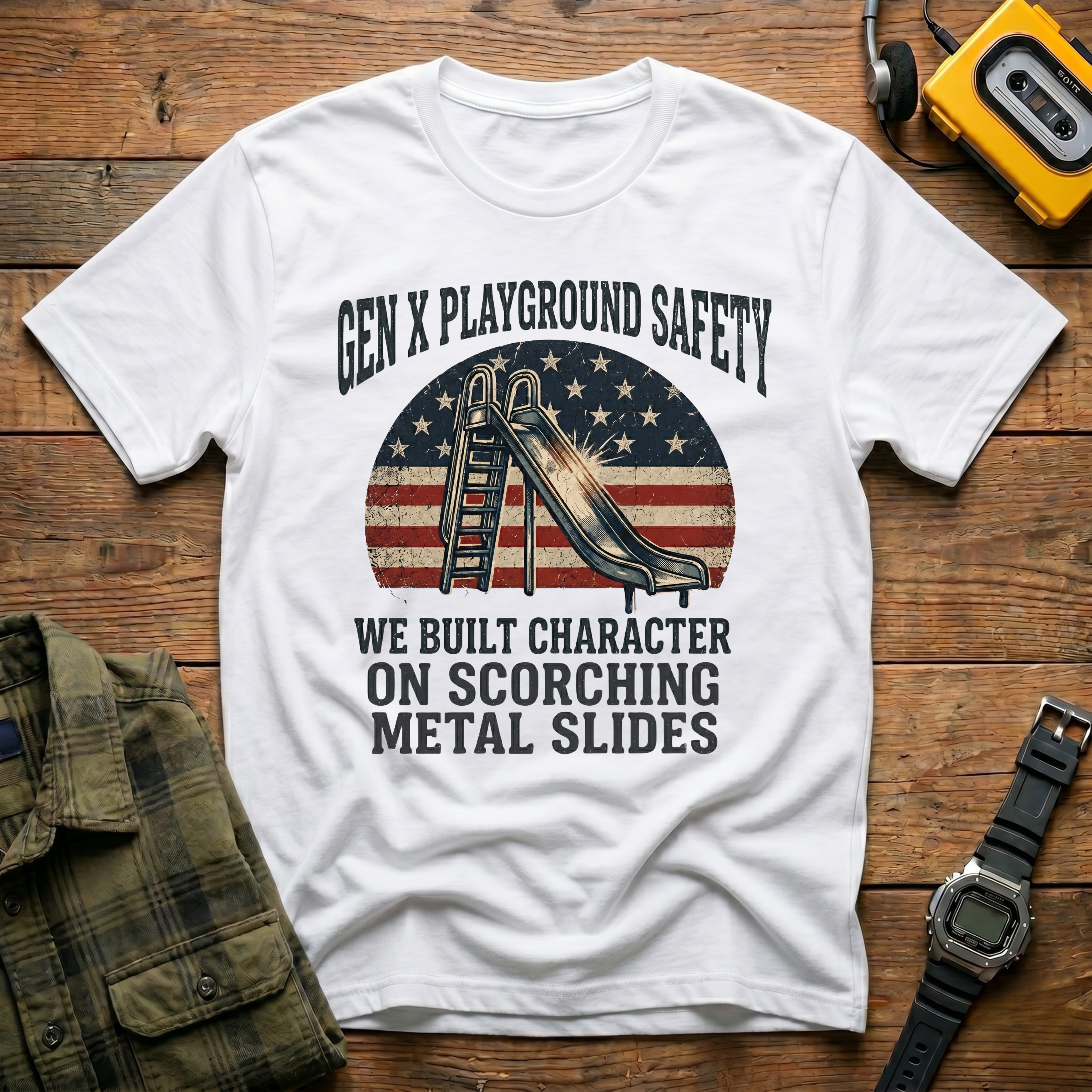 Gen X Playground Safety Scorching Slides T-Shirt