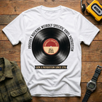 Proudly Rocking Weirdly Specific Vinyl Patriotism T-Shirt