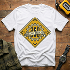 Built Not Broadcast Sign T-Shirt
