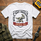 Built Not Broadcast Anvil T-Shirt