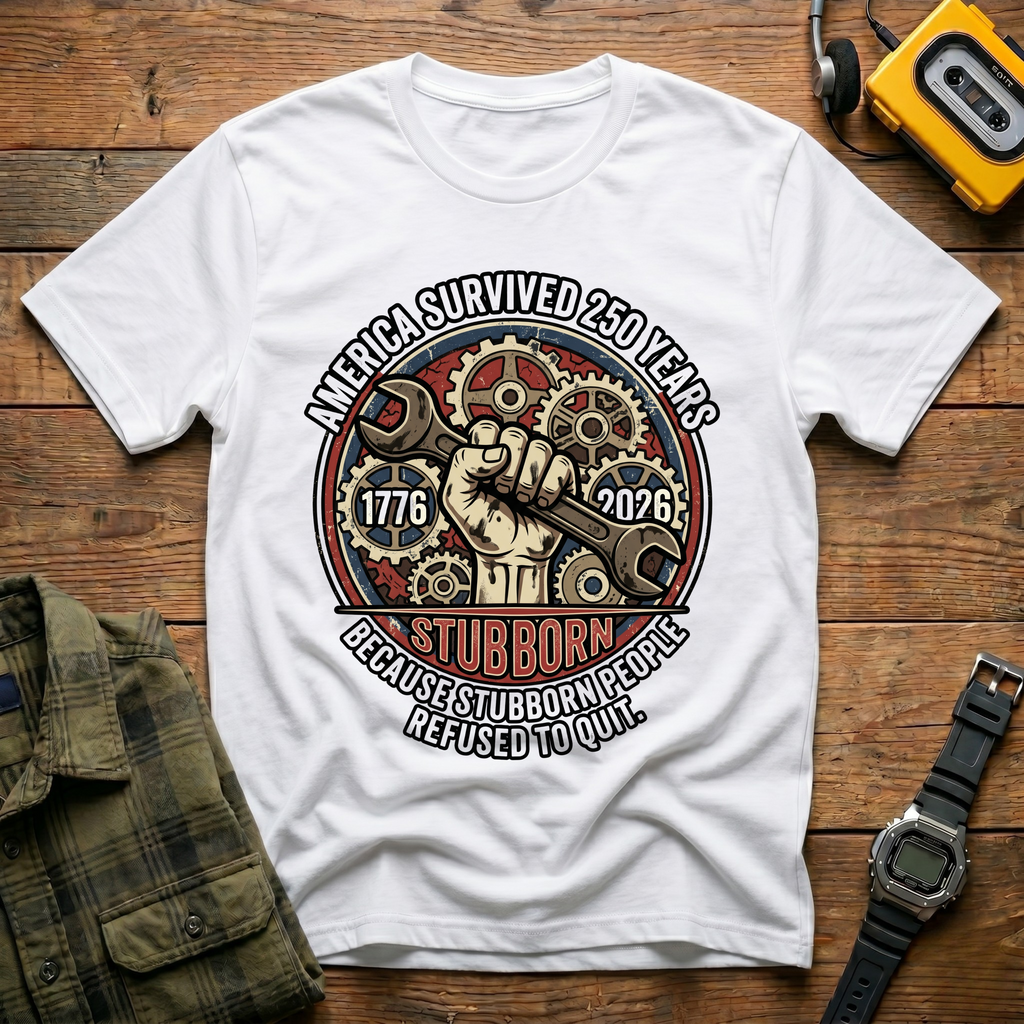America Survived Gears T-Shirt