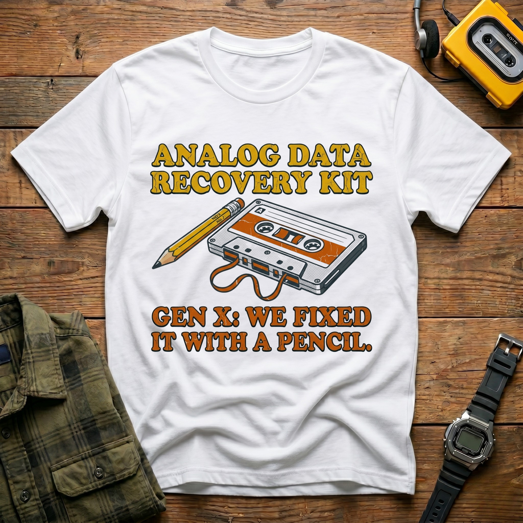 Analog Fixed it with a Pencil Logo T-Shirt