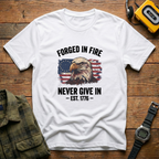 Forged in Fire Never Give In T-Shirt