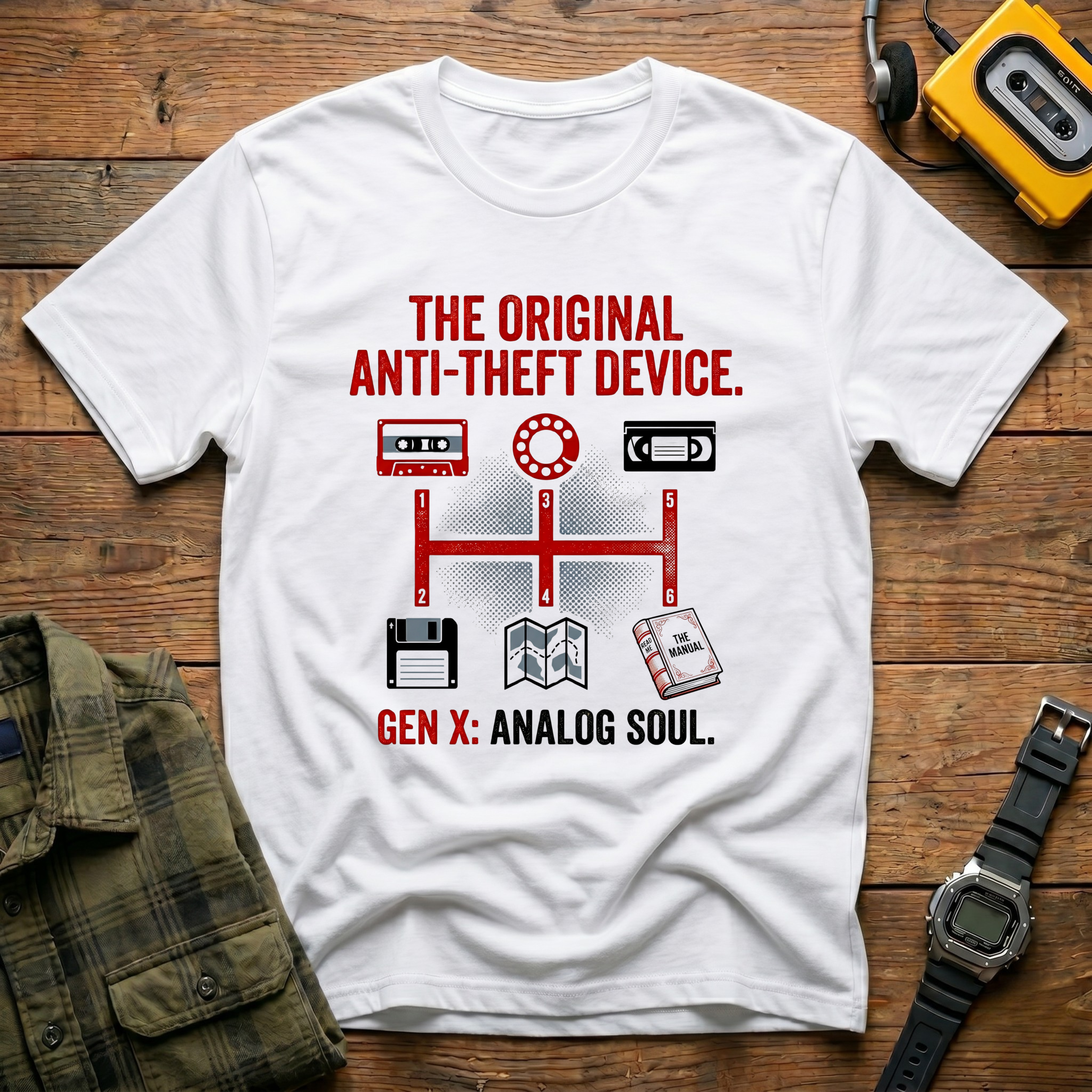 Anti-Theft Items with Standard T-Shirt