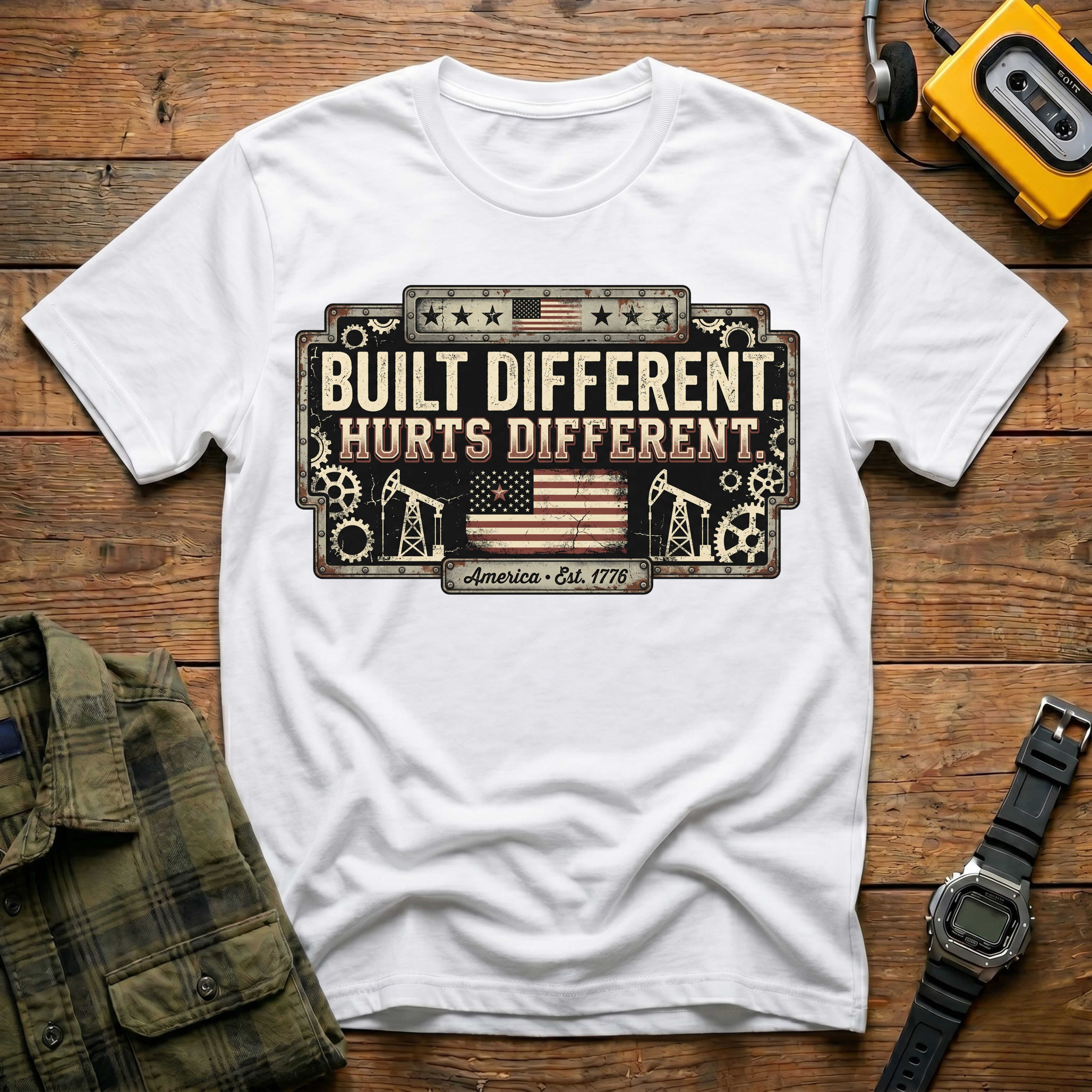 Built Different Hurts Different T-Shirt