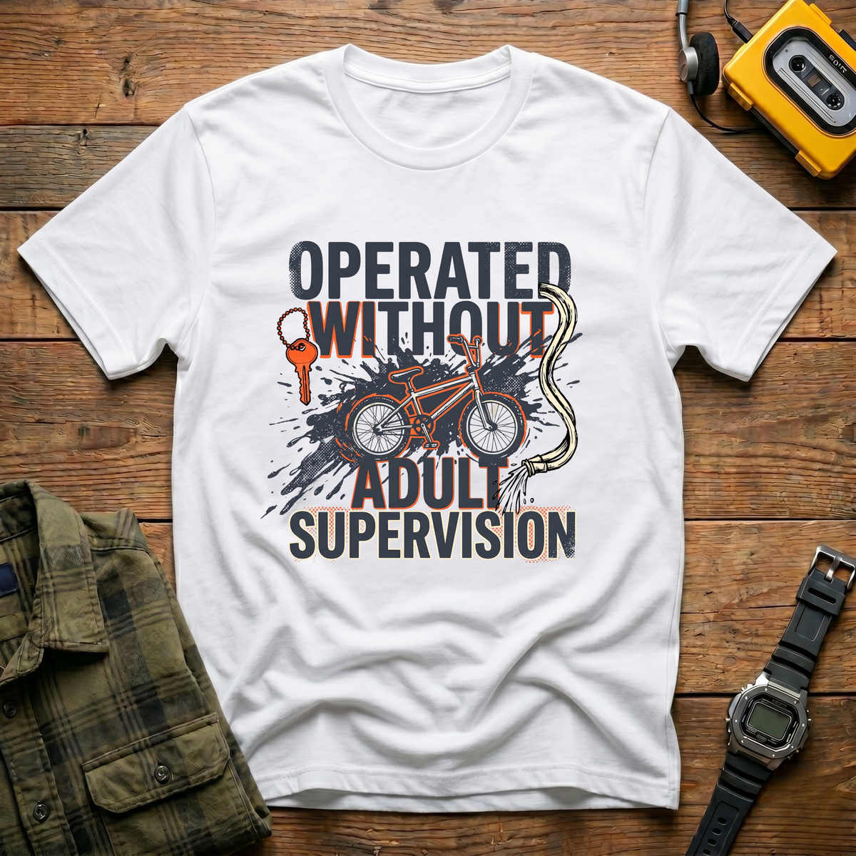 Operated Without Adult Supervision T-Shirt