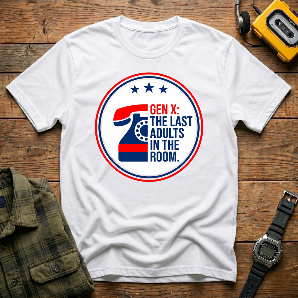 Last Adults in the Room Phone T-Shirt