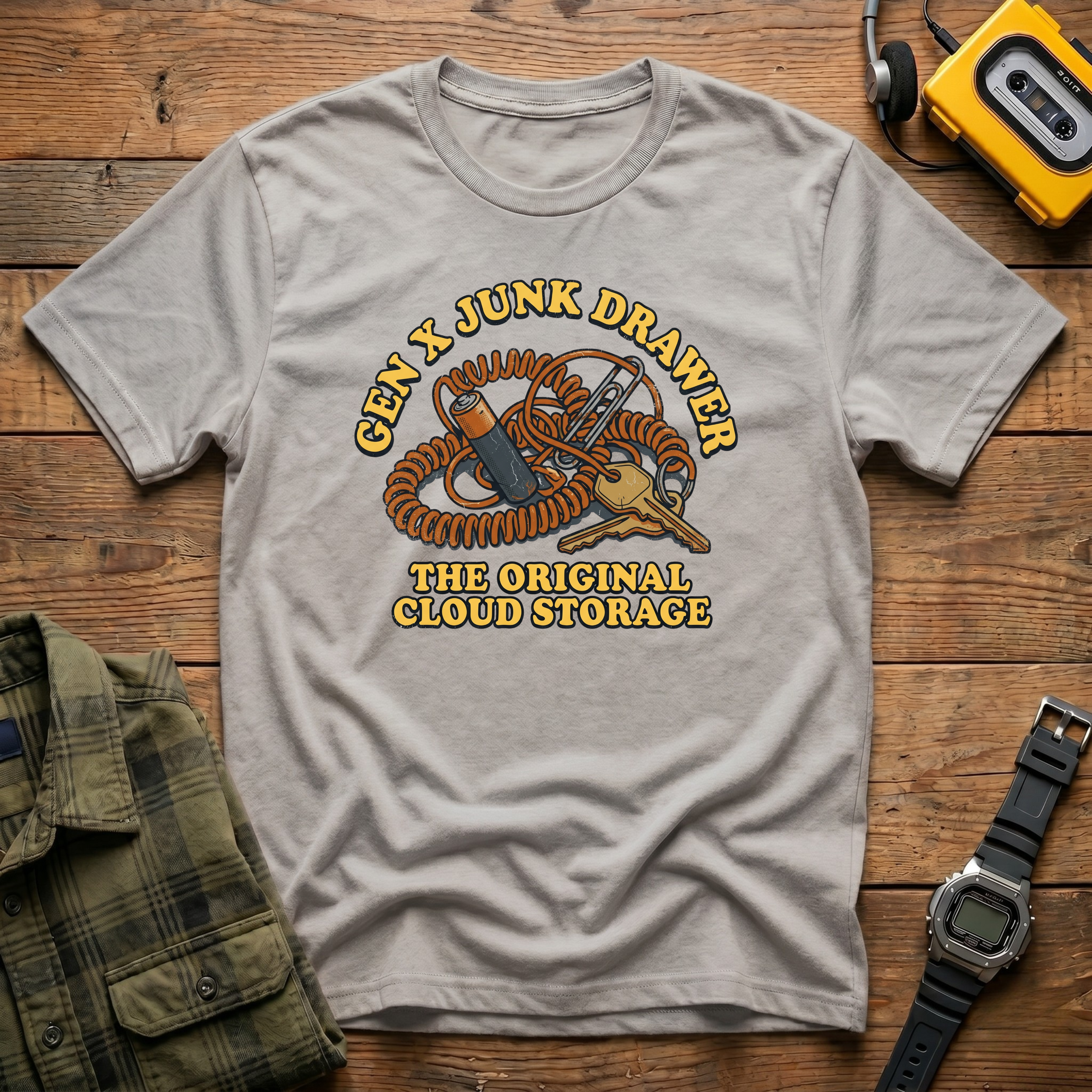 Junk Drawer Original Cloud Storage T-Shirt